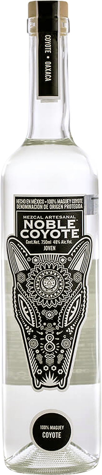 Noble Coyote Coyote mezcal bottle