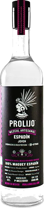 Prolijo Mezcal Artesanal Espadín Joven one-liter bottle