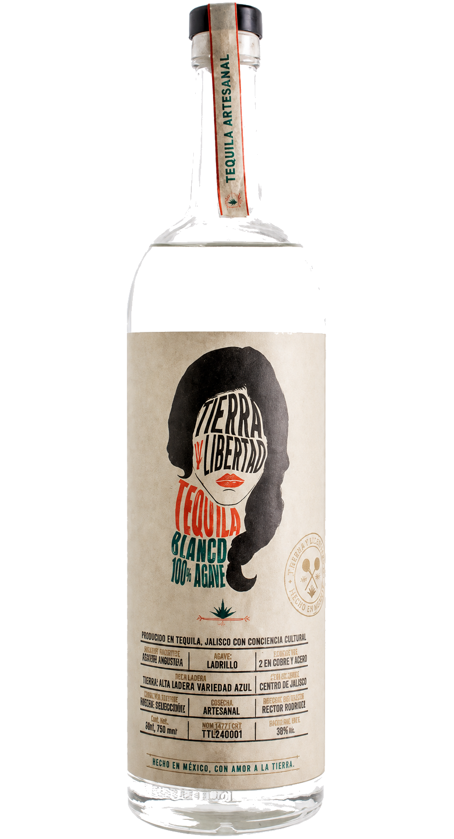 Tierra y Libertad Tequila Blanco bottle